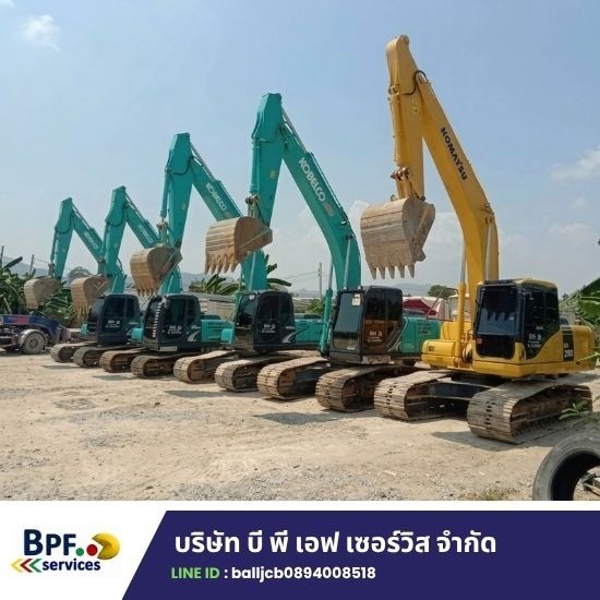 ให้บริการเช่ารถแบคโฮPC30PC120PC200 ระยอง